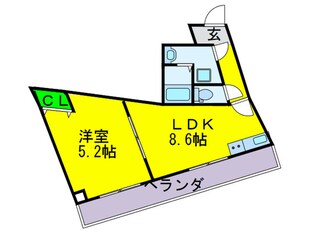 グランエクラ玉出東の物件間取画像